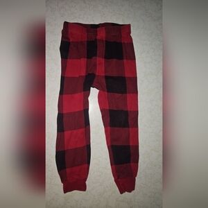 Place Red and Black Plaid Sweatpants